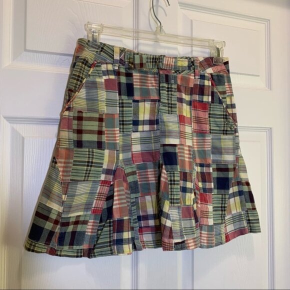 Catch My i Plaid Patchwork Skirt Size 5 - Picture 1 of 5
